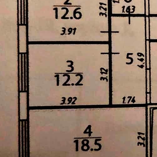 3-комн квартира Ясеневая улица, 12к1