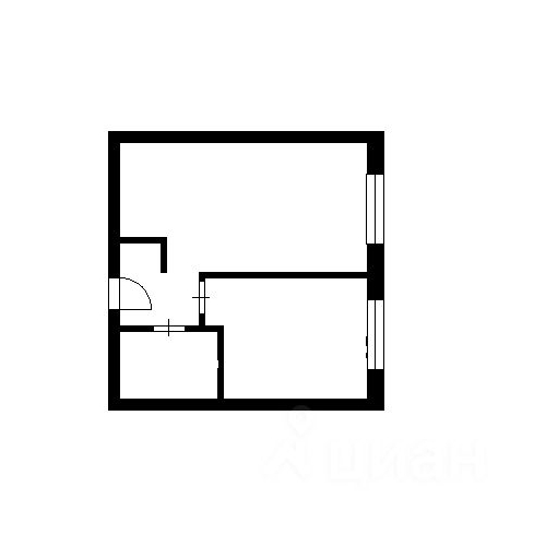 1-комн квартира Полярная улица, 27к2