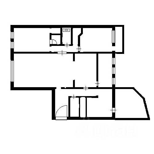 4-комн квартира 1-й Неопалимовский переулок, 8