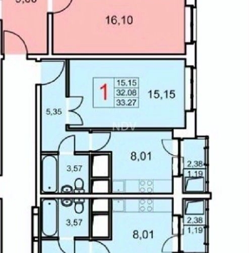 1-комн квартира Пироговский мкр, улица Советская, 3А