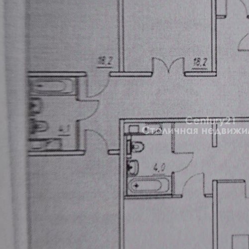 3-комн квартира Боровское шоссе, 2Ак4