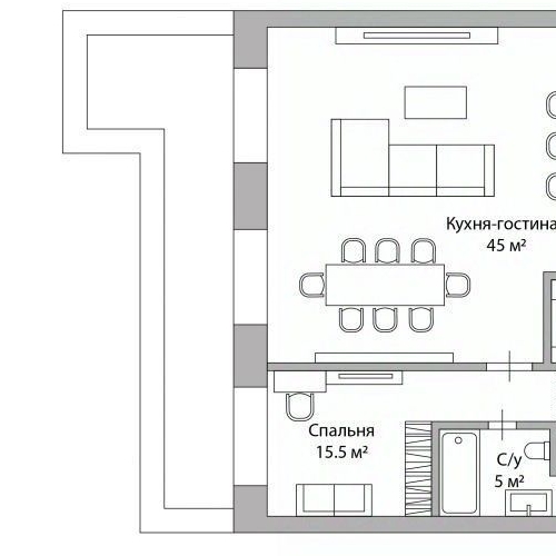 4-комн квартира улица Ефремова, 19к4