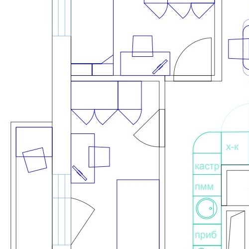 2-комн квартира 3-й мкр, Звенигород, 17