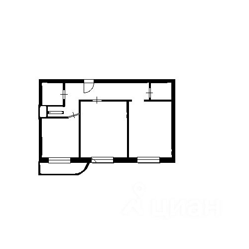 2-комн квартира д. Островцы, улица Подмосковная, 29