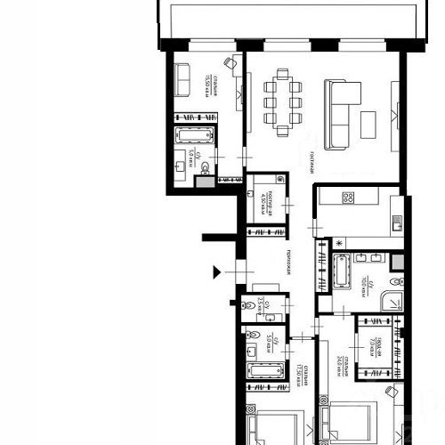4-комн квартира улица Ефремова, 19к1