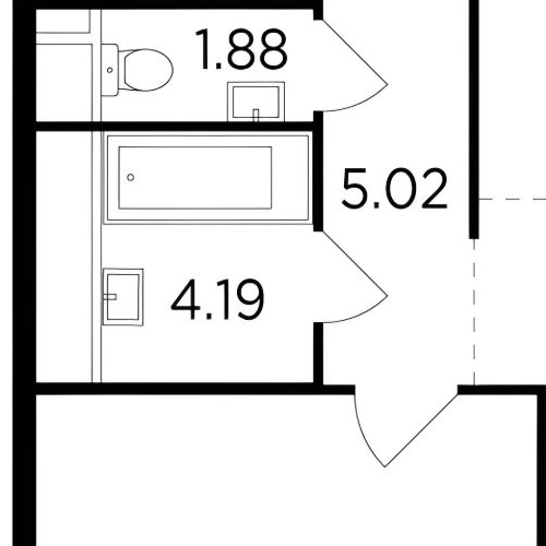 2-комн квартира Одинцово, улица Маршала Бирюзова, 7к1