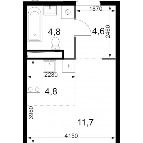 Студия Московский пос., Красулинская ул.,  к. 6