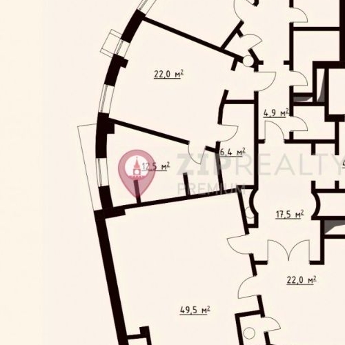 4-комн квартира Малая Бронная улица, 44