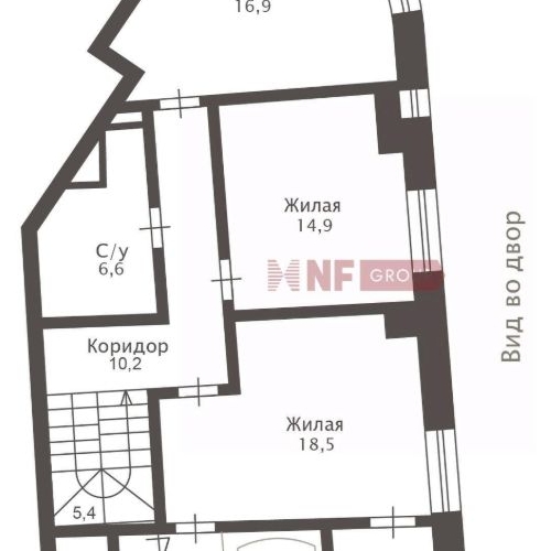 5-комн квартира 1-й Неопалимовский переулок, 8