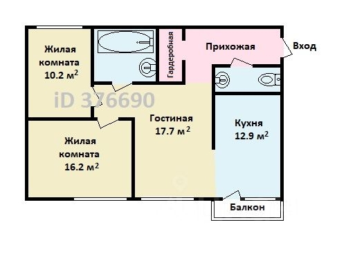 3-комн квартира Финский мкр, Щелково,  д. 11