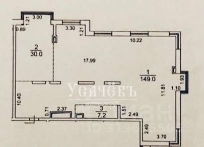 4-комн квартира Мосфильмовская улица, 70к3