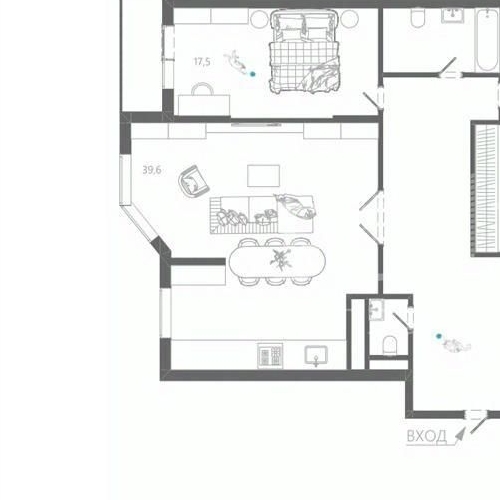 5-комн квартира улица Академика Виноградова, 9