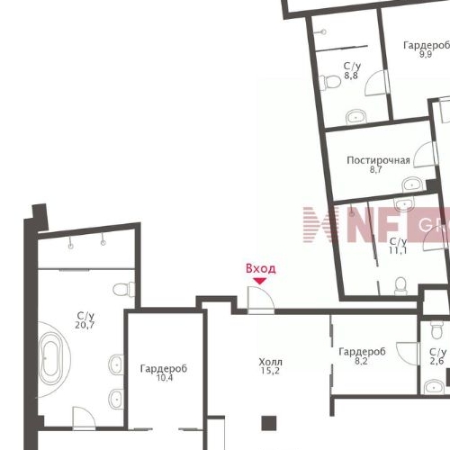 5-комн квартира Садовническая набережная, 7