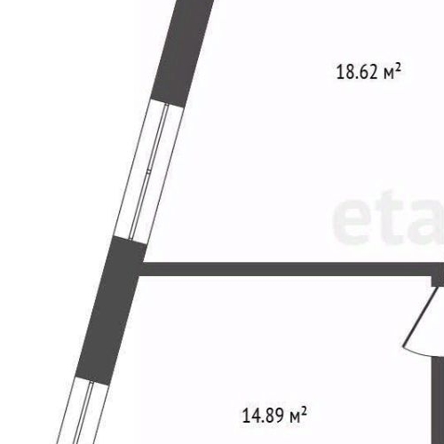 2-комн квартира улица Петра Алексеева, 14