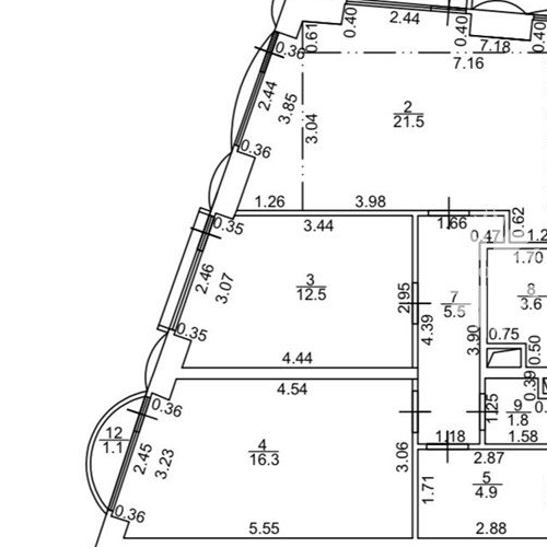 4-комн квартира улица Даниловский Вал, 1А