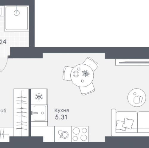 Студия Москва г., Сокольнический Вал ул.,  к. 2