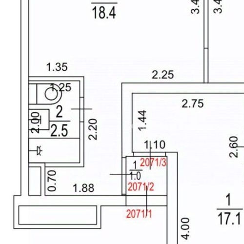 2-комн квартира Автомобильный проезд, 4