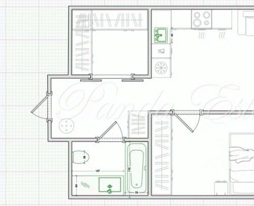 2-комн квартира 1-я Магистральная улица, 25