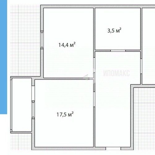 2-комн квартира д. Митькино, улица Заречная, 2