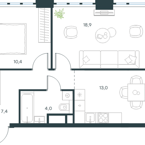 2-комн квартира Москва г., Южнопортовая ул.,  к. 11
