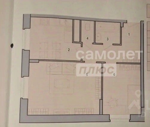 2-комн квартира Опалиха мкр, улица Дежнева, 11