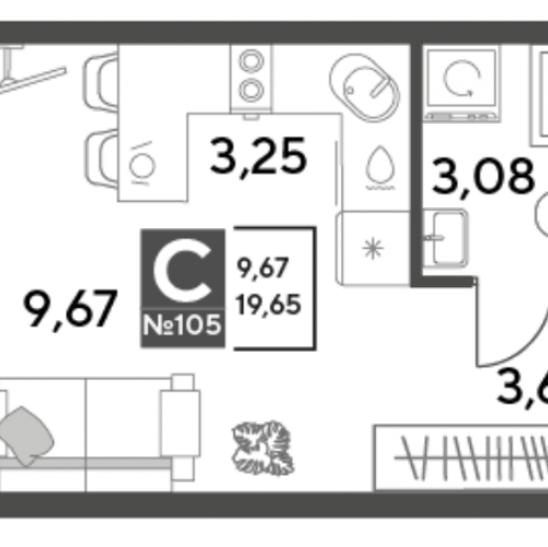 Студия Пушкино г., Зелёная Роща ул.,  к. 10