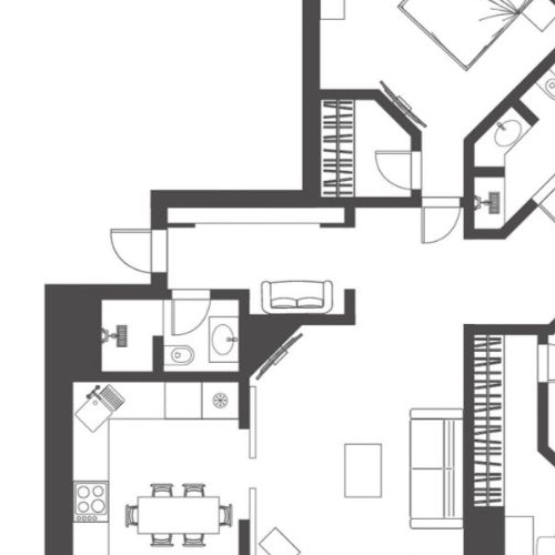 3-комн квартира улица Талалихина, 8