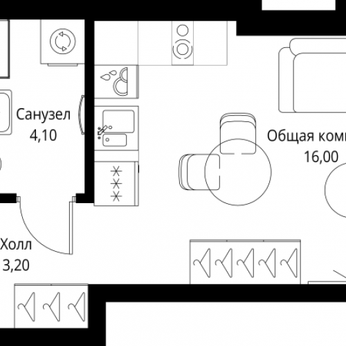 Студия Москва г., Верейская ул.,  к. Indigo 6