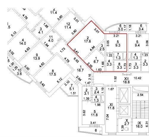 1-комн квартира Железнодорожный мкр, Балашиха, улица Струве,  д. 7к1