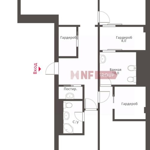 4-комн квартира улица Ефремова, 19к4