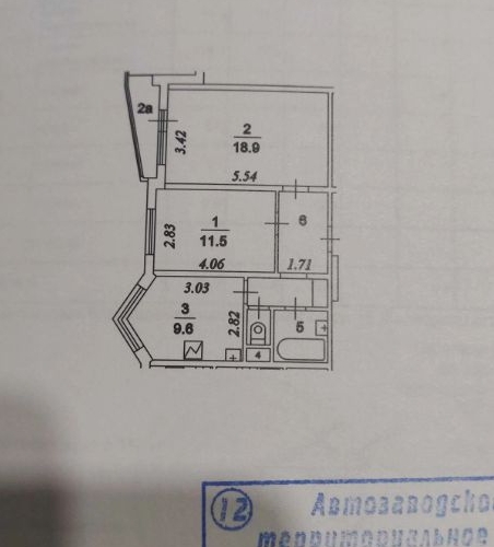2-комн квартира улица Ухтомского Ополчения, 8
