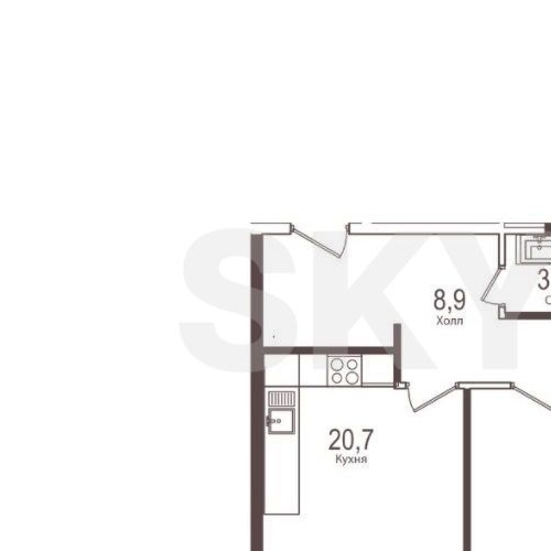 4-комн квартира Нежинская улица,  д. 3А