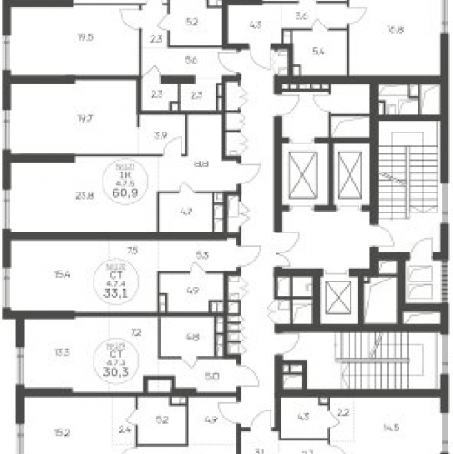 1-комн квартира Крылатская ул,  д. 33 к2