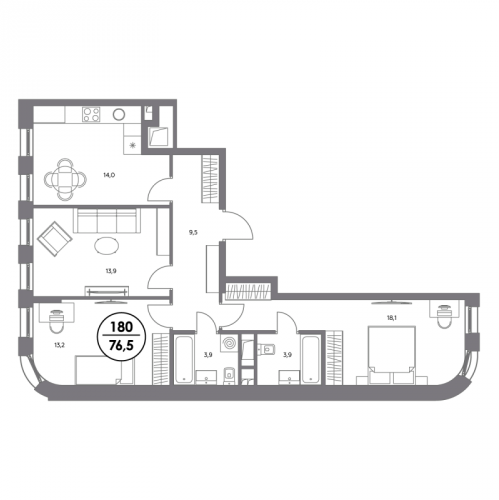 3-комн квартира Москва г., Шоссейная ул.,  к. 1.4