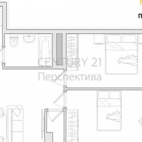 2-комн квартира Одинцово, ул Северная,  д. 9
