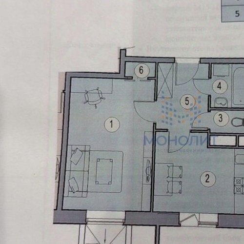 1-комн квартира Опалиха мкр, улица Пришвина, 17