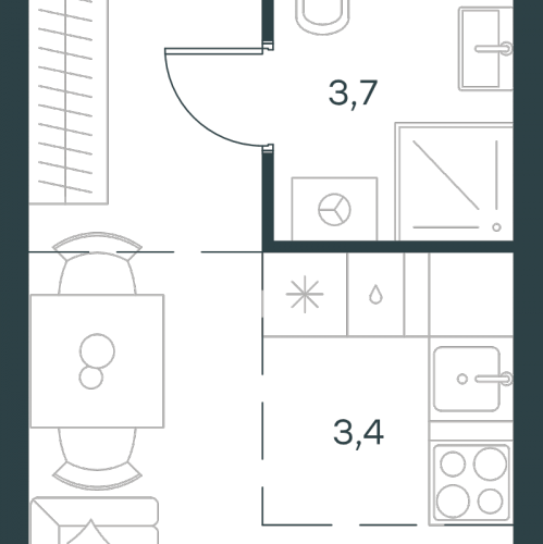 Студия Москва г., Озерная ул.,  к. 7