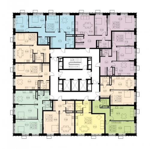 3-комн квартира Кудринка, Оранжерейная улица