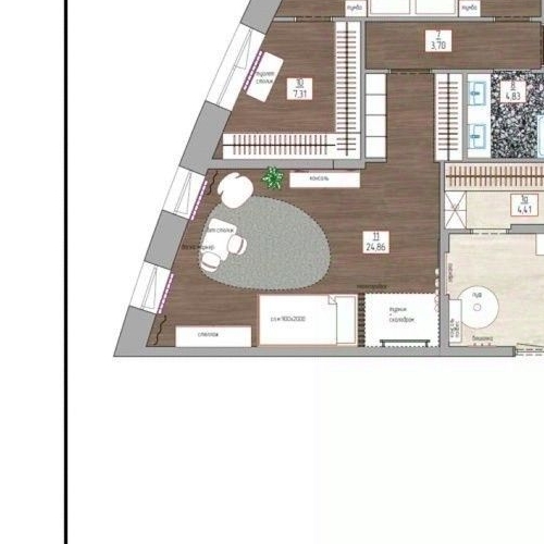 4-комн квартира улица Лобачевского, 120к1