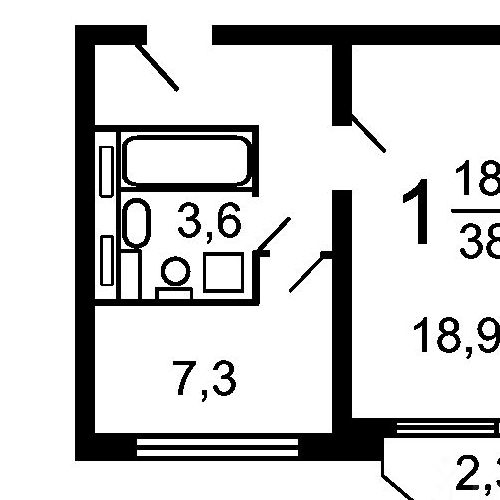 1-комн квартира Красная Горка мкр, Люберцы, проспект Гагарина,  д. 12