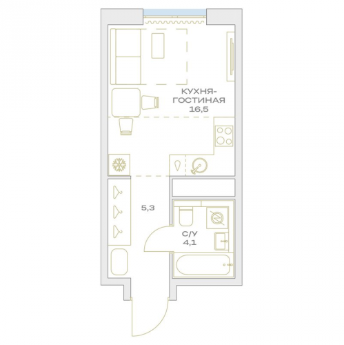 Студия Марьино п., Харлампиева ул.,  к. 6