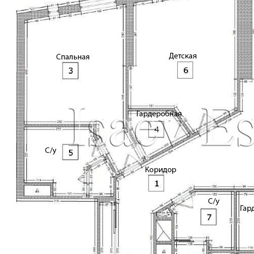 3-комн квартира Мосфильмовская улица, 8