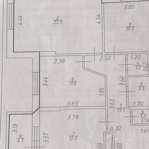 3-комн квартира Октябрьский пгт, улица Спортивная, 2
