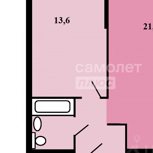 1-комн квартира Полярная улица, 27к2