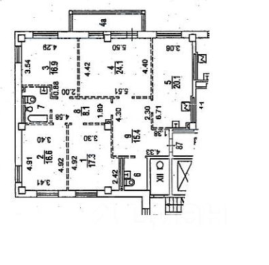 4-комн квартира улица Крупской, 1