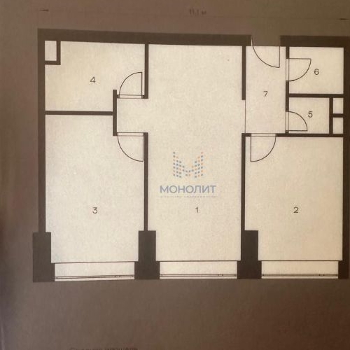 2-комн квартира Мичуринский проспект, 56