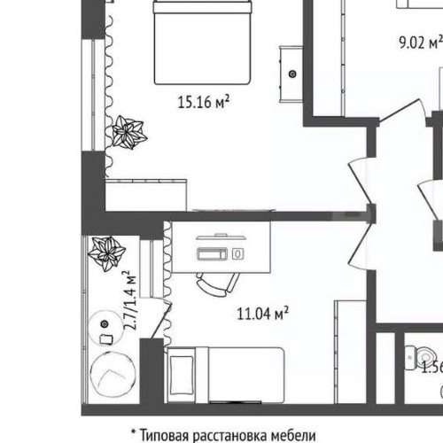 3-комн квартира Быково пгт, улица Щорса, 4А