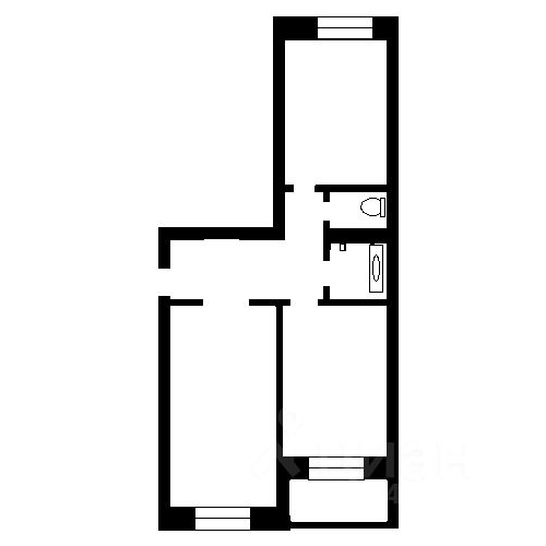 2-комн квартира Озерная улица, 9