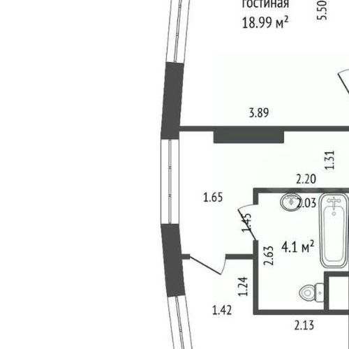 2-комн квартира Люберцы, Красноармейская улица, 19