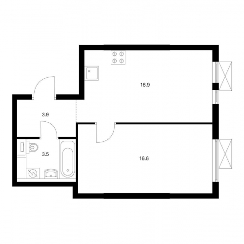 1-комн квартира Котельники, мкр. Белая Дача, корп. 10
